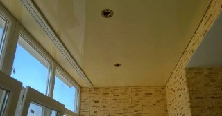 Натяжной потолок на балкон Великий Новгород, цена 6311 руб.